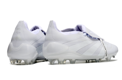 Adidas Predator Elite Foldover Tongue FG Low-Tops Football Boots - White/Silver