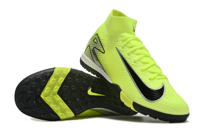 Nike Air Zoom Mercurial Superfly 10 Elite TF High-Tops Football Shoes - Yellow/Black/Silver