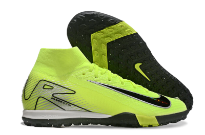 Nike Air Zoom Mercurial Superfly 10 Elite TF High-Tops Football Shoes - Yellow/Black/Silver