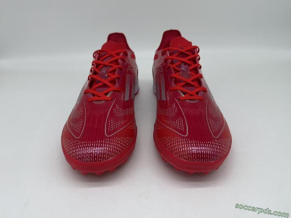 Adidas F50 Pro TF Low-Tops Football Shoes - Red/Silver/White