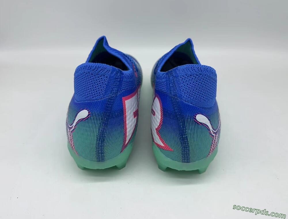 Puma Future Ultimate FG Low-Tops Football Boots - Jade/Blue/Red