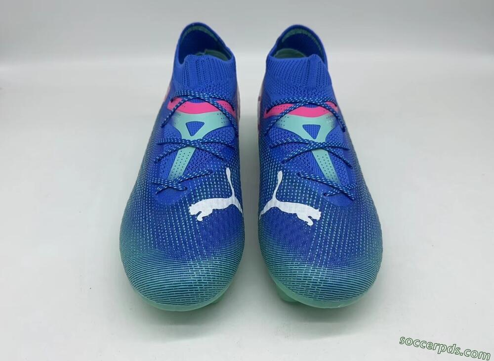 Puma Future Ultimate FG Low-Tops Football Boots - Jade/Blue/Red