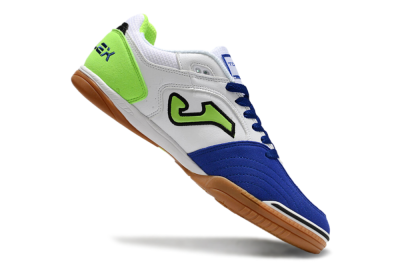Joma Top Flex 920 IC Low-Tops Football Shoes - White/Blue/Yellow