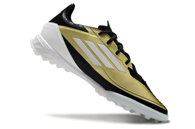 Adidas F50 Pro TF Low-Tops Football Shoes - Gold/White/Black