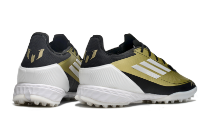 Adidas F50 Pro TF Low-Tops Football Shoes - Gold/White/Black