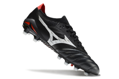 Mizuno Morelia Neo 4 FG Low-Tops Football Boots - Black/White/Red