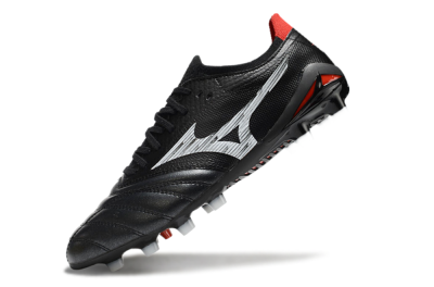 Mizuno Morelia Neo 4 FG Low-Tops Football Boots - Black/White/Red