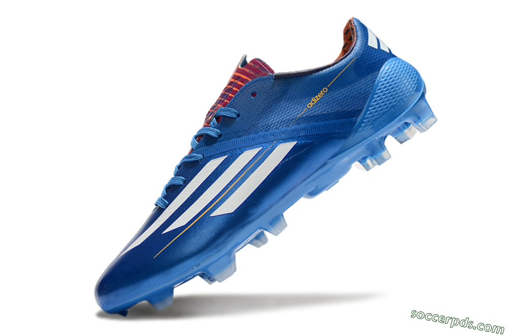 Adidas F50 Adizero Elite FG Low-Tops Football Boots - Blue/White/Red 5