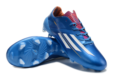 Adidas F50 Adizero Elite FG Low-Tops Football Boots - Blue/White/Red