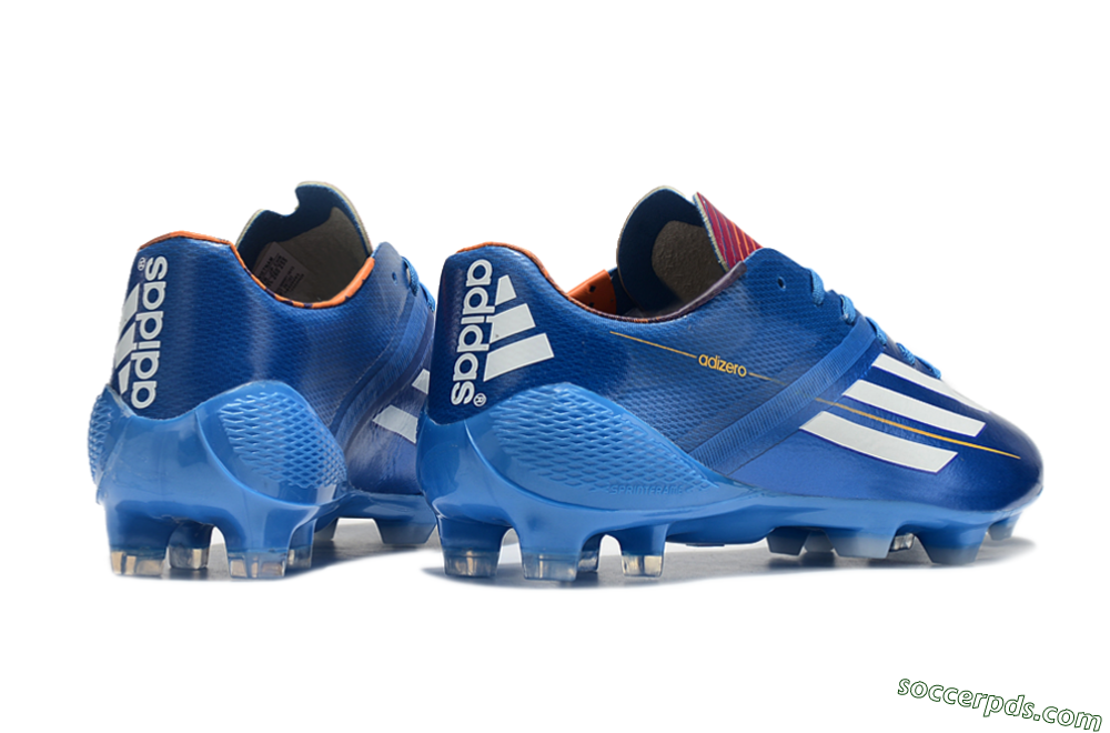Adidas F50 Adizero Elite FG Low-Tops Football Boots - Blue/White/Red 6