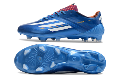 Adidas F50 Adizero Elite FG Low-Tops Football Boots - Blue/White/Red
