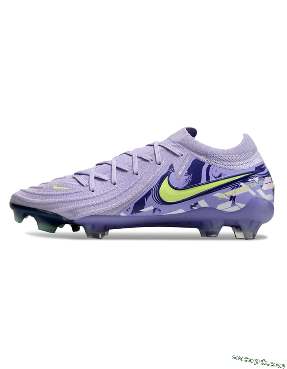 Nike Phantom Luna Elite FG Low-Tops Football Boots - Purple/Yellow/White 2