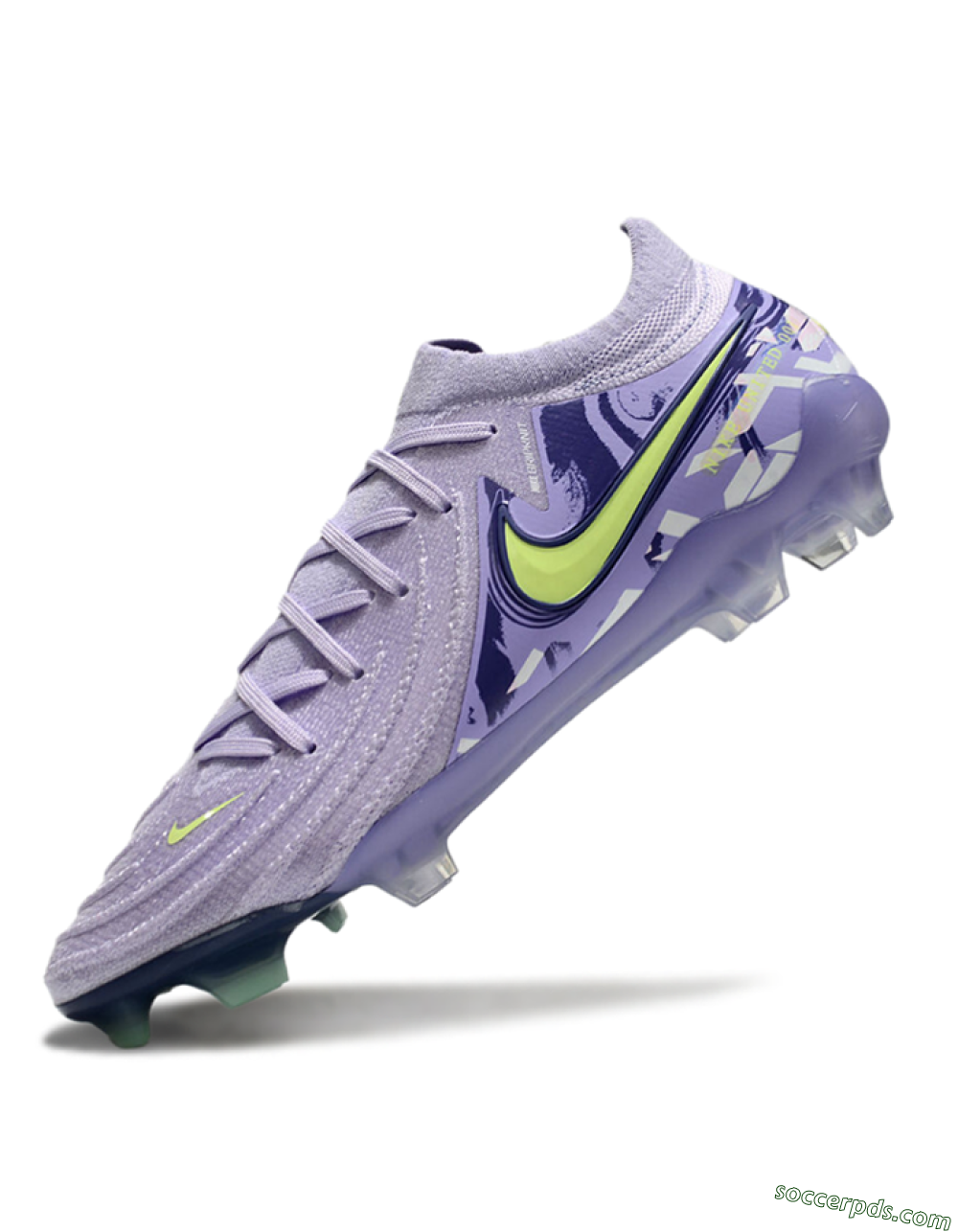 Nike Phantom Luna Elite FG Low-Tops Football Boots - Purple/Yellow/White 5