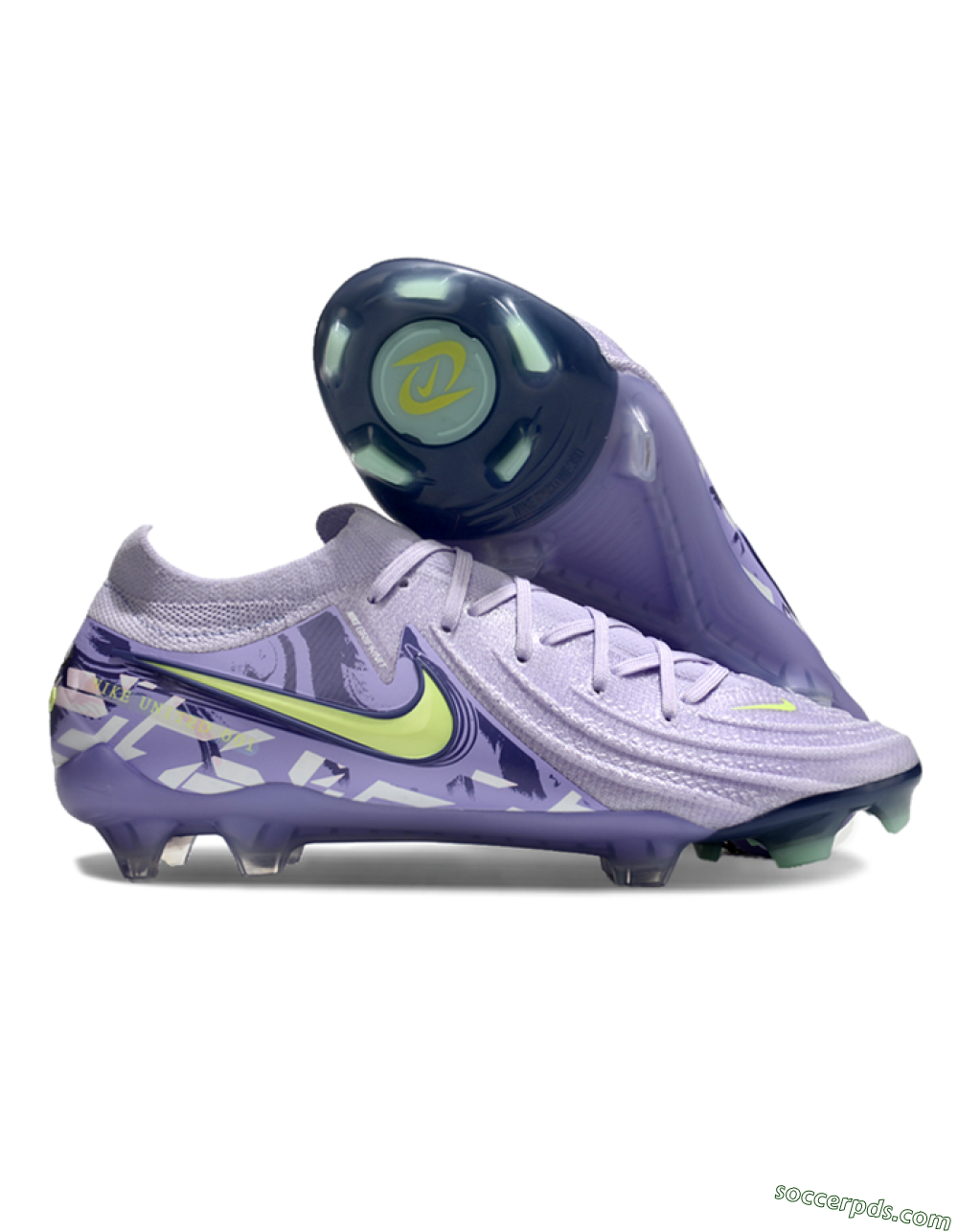 Nike Phantom Luna Elite FG Low-Tops Football Boots - Purple/Yellow/White 1
