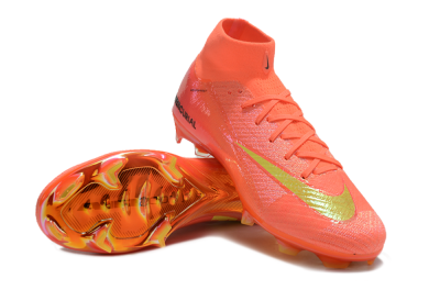 Nike Air Zoom Mercurial Superfly 10 Elite FG High-Tops Football Boots - Red/Yellow/Black/Gold