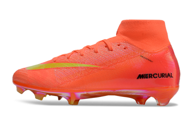 Nike Air Zoom Mercurial Superfly 10 Elite FG High-Tops Football Boots - Red/Yellow/Black/Gold
