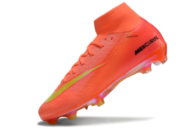 Nike Air Zoom Mercurial Superfly 10 Elite FG High-Tops Football Boots - Red/Yellow/Black/Gold