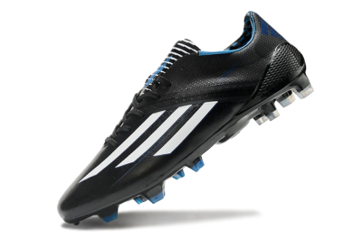 Adidas F50 Adizero Elite FG Low-Tops Football Boots - Black/White/Blue