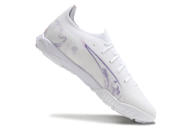 Puma Ultra Ultimate TF Low-Tops Football Shoes - White/Purple/Blue