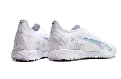 Puma Ultra Ultimate TF Low-Tops Football Shoes - White/Purple/Blue