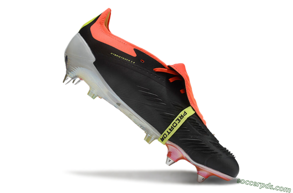 Adidas Predator Elite Foldover Tongue SG Low-Tops Football Boots - Black/White/Red 4