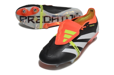 Adidas Predator Elite Foldover Tongue SG Low-Tops Football Boots - Black/White/Red