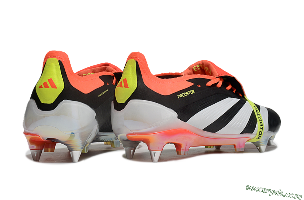 Adidas Predator Elite Foldover Tongue SG Low-Tops Football Boots - Black/White/Red 6