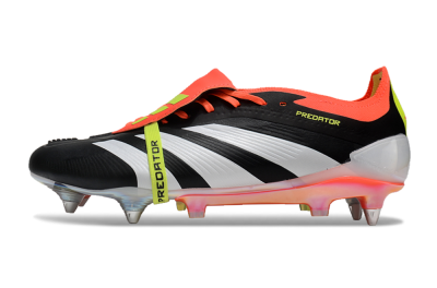 Adidas Predator Elite Foldover Tongue SG Low-Tops Football Boots - Black/White/Red