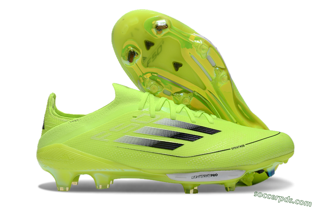 Adidas F50 Lightstrike Elite SG Low-Tops Football Boots - Yellow/Black/White 1