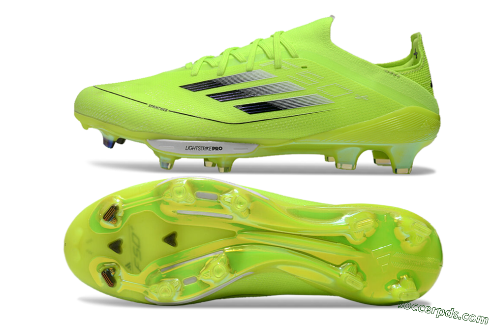 Adidas F50 Lightstrike Elite SG Low-Tops Football Boots - Yellow/Black/White 0