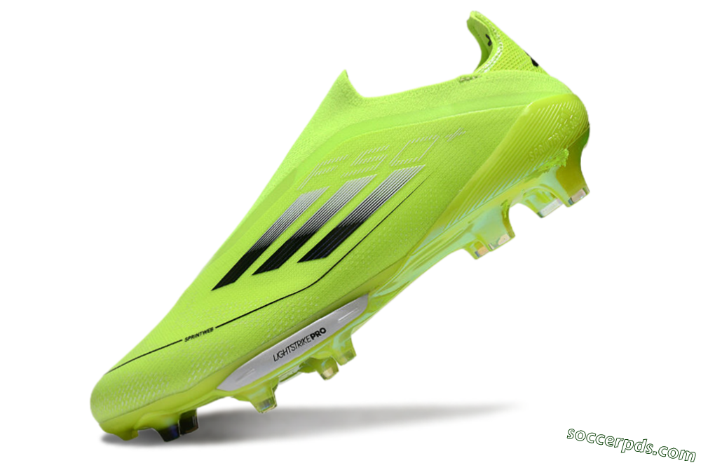 Adidas F50+ Lightstrike Elite Laceless SG Low-Tops Football Boots - Yellow/Black/White 5