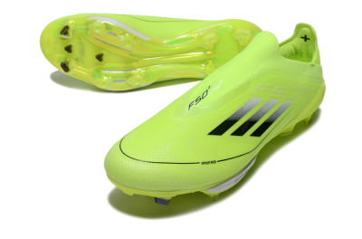 Adidas F50+ Lightstrike Elite Laceless SG Low-Tops Football Boots - Yellow/Black/White