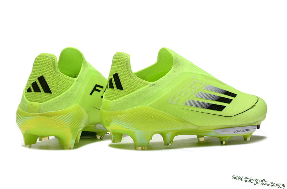 Adidas F50+ Lightstrike Elite Laceless SG Low-Tops Football Boots - Yellow/Black/White 6