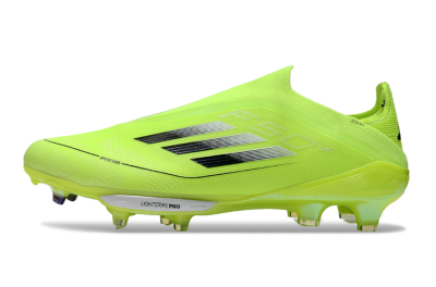 Adidas F50+ Lightstrike Elite Laceless SG Low-Tops Football Boots - Yellow/Black/White