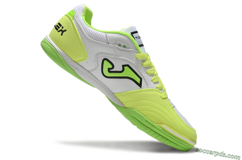 Joma Top Flex 920 IC Low-Tops Football Shoes - White/Yellow/Black 4