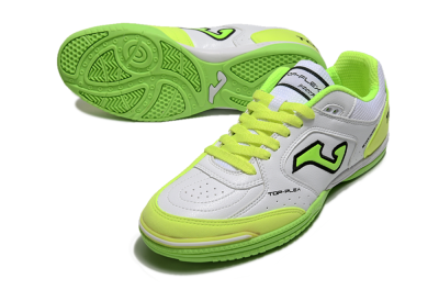 Joma Top Flex 920 IC Low-Tops Football Shoes - White/Yellow/Black