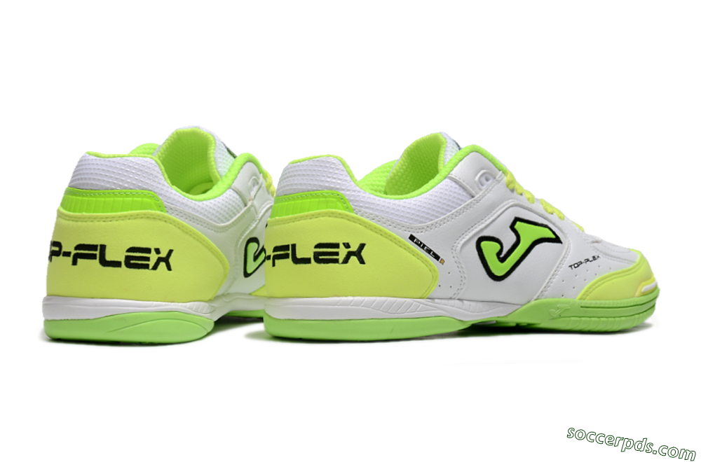 Joma Top Flex 920 IC Low-Tops Football Shoes - White/Yellow/Black 6