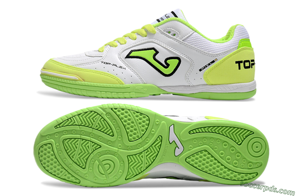 Joma Top Flex 920 IC Low-Tops Football Shoes - White/Yellow/Black 0
