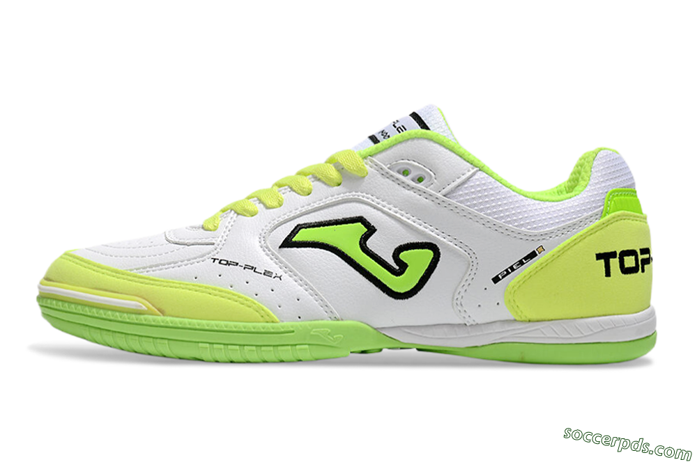 Joma Top Flex 920 IC Low-Tops Football Shoes - White/Yellow/Black 2