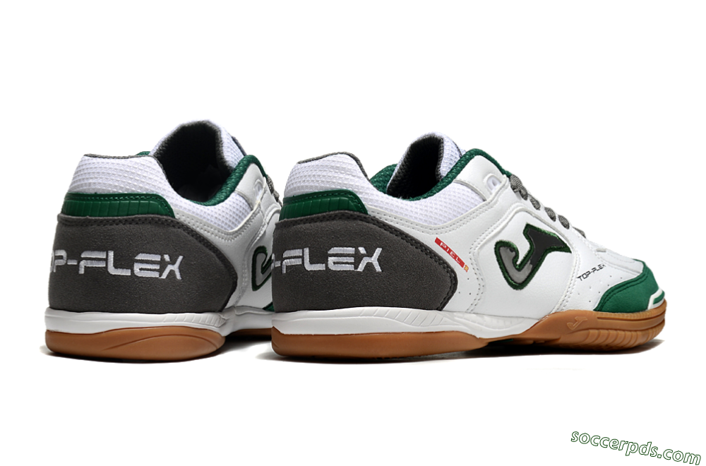 Joma Top Flex 920 IC Low-Tops Football Shoes - White/Green/Black 6
