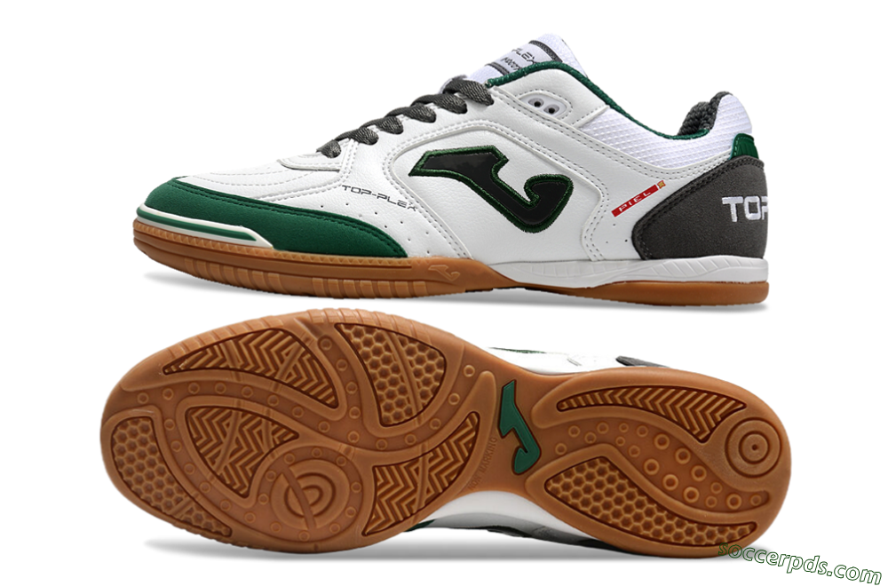 Joma Top Flex 920 IC Low-Tops Football Shoes - White/Green/Black 0