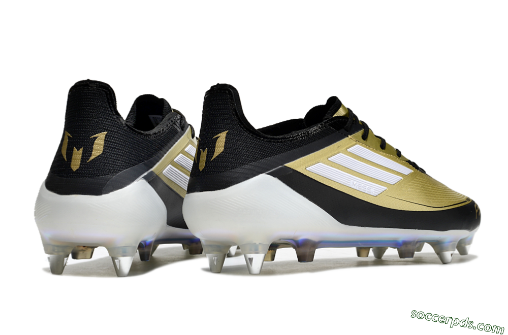 Adidas F50 Elite SG Low-Tops Football Boots - Gold/Black/White 6