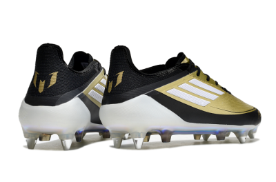 Adidas F50 Elite SG Low-Tops Football Boots - Gold/Black/White