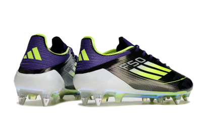 Adidas F50 Elite SG Low-Tops Football Boots - Purple/Yellow/Gold