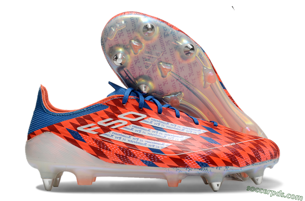 Adidas F50 Elite SG Low-Tops Football Boots - Red/Blue/White 1