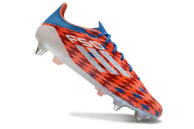 Adidas F50 Elite SG Low-Tops Football Boots - Red/Blue/White