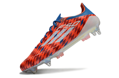 Adidas F50 Elite SG Low-Tops Football Boots - Red/Blue/White