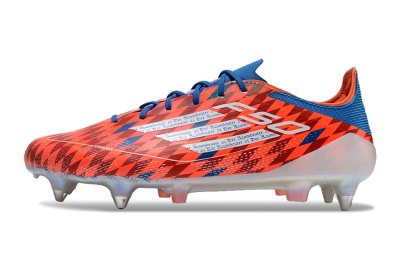 Adidas F50 Elite SG Low-Tops Football Boots - Red/Blue/White