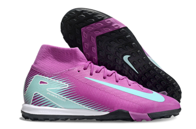 Nike Air Zoom Mercurial Superfly 10 Elite TF High-Tops Football Shoes - Red/Jade/White