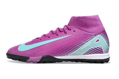 Nike Air Zoom Mercurial Superfly 10 Elite TF High-Tops Football Shoes - Red/Jade/White